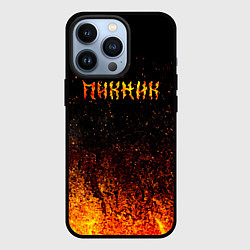 Чехол для iPhone 13 Pro Пикник в огне, цвет: 3D-черный