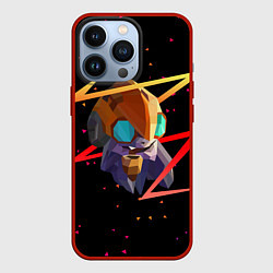 Чехол для iPhone 13 Pro Dota 2 Tinker, цвет: 3D-красный