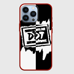 Чехол для iPhone 13 Pro ДДТ, цвет: 3D-красный