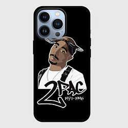 Чехол для iPhone 13 Pro 2pac, цвет: 3D-черный