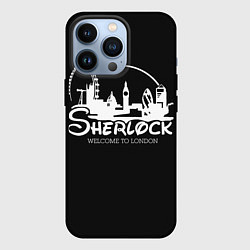 Чехол для iPhone 13 Pro Sherlock, цвет: 3D-черный