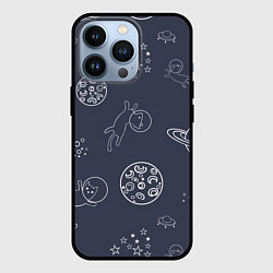 Чехол для iPhone 13 Pro Космо киски, цвет: 3D-черный
