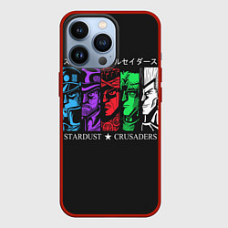 Чехол для iPhone 13 Pro JoJo Bizarre Adventure, цвет: 3D-красный