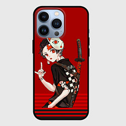 Чехол для iPhone 13 Pro Demon Slayer, цвет: 3D-черный
