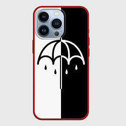 Чехол для iPhone 13 Pro BRING ME THE HORIZON, цвет: 3D-красный