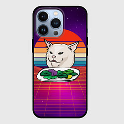 Чехол для iPhone 13 Pro Woman yelling at a cat, цвет: 3D-черный