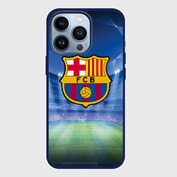 Чехол для iPhone 13 Pro FC Barcelona, цвет: 3D-тёмно-синий