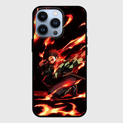 Чехол для iPhone 13 Pro KIMETSU NO YAIBA, цвет: 3D-черный