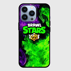 Чехол для iPhone 13 Pro BRAWL STARS, цвет: 3D-черный