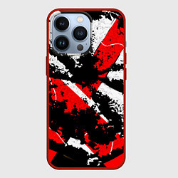 Чехол для iPhone 13 Pro DARK SIDE10, цвет: 3D-красный