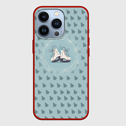 Чехол для iPhone 13 Pro Фигруное катание, цвет: 3D-красный