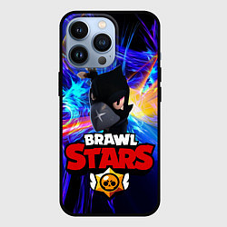 Чехол для iPhone 13 Pro Brawl Stars - Crow, цвет: 3D-черный