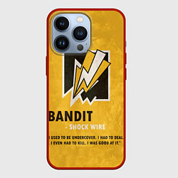 Чехол для iPhone 13 Pro Bandit R6s, цвет: 3D-красный