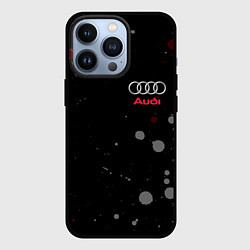 Чехол для iPhone 13 Pro AUDI, цвет: 3D-черный