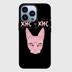 Чехол для iPhone 13 Pro Кис-Кис, цвет: 3D-черный