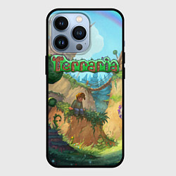 Чехол для iPhone 13 Pro Terraria, цвет: 3D-черный