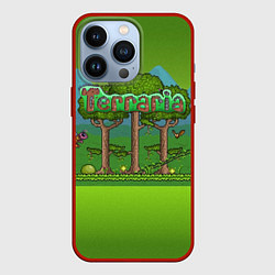 Чехол для iPhone 13 Pro Terraria, цвет: 3D-красный