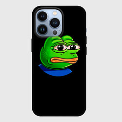Чехол для iPhone 13 Pro Frog, цвет: 3D-черный