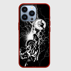 Чехол для iPhone 13 Pro Powerlifting, цвет: 3D-красный