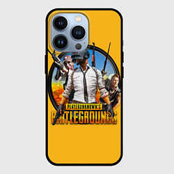 Чехол для iPhone 13 Pro PUBG, цвет: 3D-черный