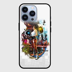 Чехол для iPhone 13 Pro PORTAL, цвет: 3D-черный