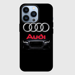 Чехол для iPhone 13 Pro AUDI, цвет: 3D-черный