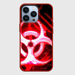 Чехол для iPhone 13 Pro Plague Inc ShB Oko, цвет: 3D-красный