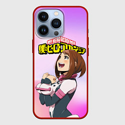 Чехол для iPhone 13 Pro MY HERO ACADEMIA, цвет: 3D-красный