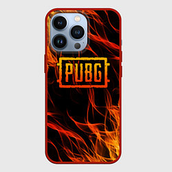 Чехол для iPhone 13 Pro PUBG, цвет: 3D-красный