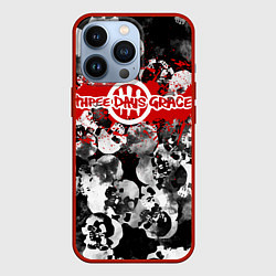 Чехол для iPhone 13 Pro Three days grace, цвет: 3D-красный