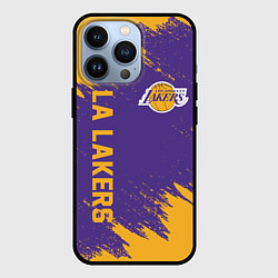 Чехол для iPhone 13 Pro LA LAKERS, цвет: 3D-черный