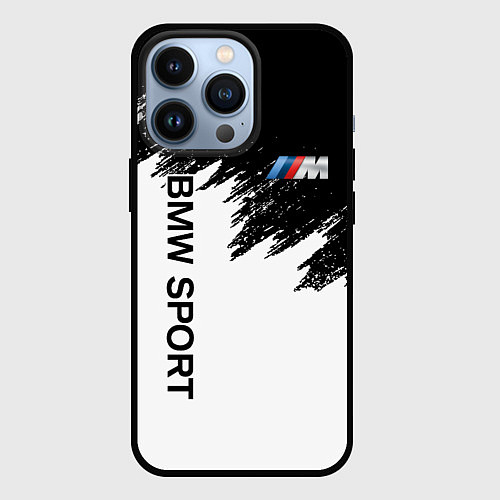Чехол iPhone 13 Pro BMW / 3D-Черный – фото 1