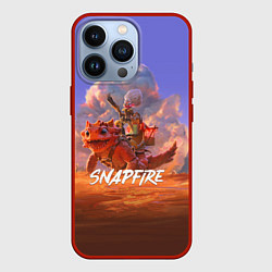 Чехол для iPhone 13 Pro Snapfire, цвет: 3D-красный