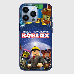 Чехол для iPhone 13 Pro ROBLOX, цвет: 3D-тёмно-синий