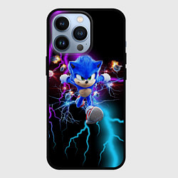 Чехол для iPhone 13 Pro SONIC, цвет: 3D-черный