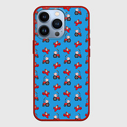Чехол для iPhone 13 Pro Поросенок Пётр, цвет: 3D-красный