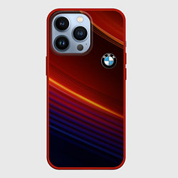 Чехол для iPhone 13 Pro BMW, цвет: 3D-красный