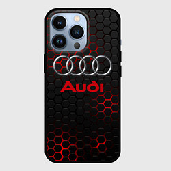 Чехол для iPhone 13 Pro AUDI, цвет: 3D-черный