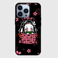 Чехол для iPhone 13 Pro KIMETSU NO YAIBA, цвет: 3D-черный