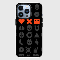 Чехол для iPhone 13 Pro LOVE DEATH ROBOTS LDR, цвет: 3D-черный