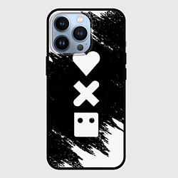 Чехол для iPhone 13 Pro LOVE DEATH ROBOTS LDR, цвет: 3D-черный