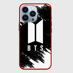 Чехол для iPhone 13 Pro BTS, цвет: 3D-красный