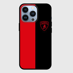 Чехол для iPhone 13 Pro Lamborghini, цвет: 3D-черный
