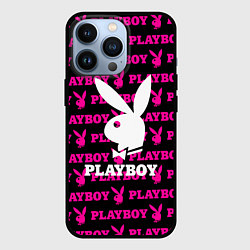 Чехол для iPhone 13 Pro PLAYBOY, цвет: 3D-черный