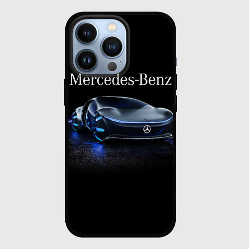 Чехол iPhone 13 Pro MERCEDES / 3D-Черный – фото 1
