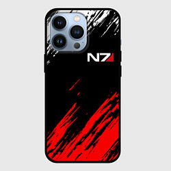 Чехол для iPhone 13 Pro MASS EFFECT N7, цвет: 3D-черный