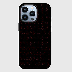 Чехол для iPhone 13 Pro Предатор Алфавит Z, цвет: 3D-черный