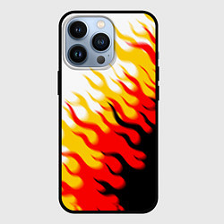 Чехол для iPhone 13 Pro ОГОНЬ, цвет: 3D-черный