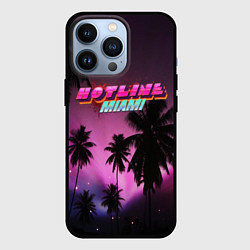 Чехол для iPhone 13 Pro HOTLINE MIAMI, цвет: 3D-черный