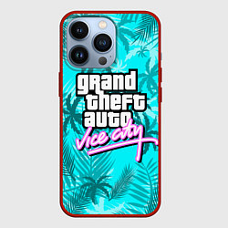 Чехол для iPhone 13 Pro GTA VICE CITY, цвет: 3D-красный